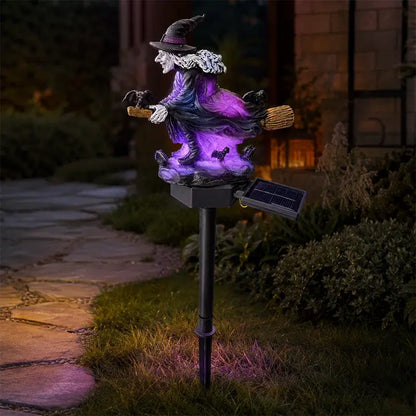 Światła Ogrodowe Czarownic, Kreatywne Dekoracje Ogrodowe na Halloween