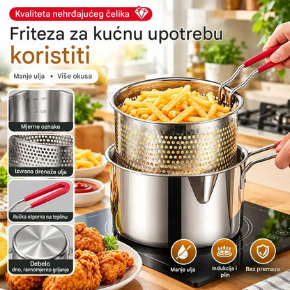 ZADNJI DAN! -50% | Višenamjenska friteza 304 | Jednostavno, brzo i bezbrižno kuhanje