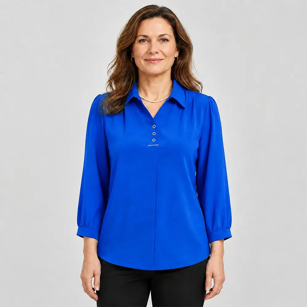 💓👚【Oferta ograniczona czasowo】Koszula szyfonowa, swobodny, nowoczesny styl