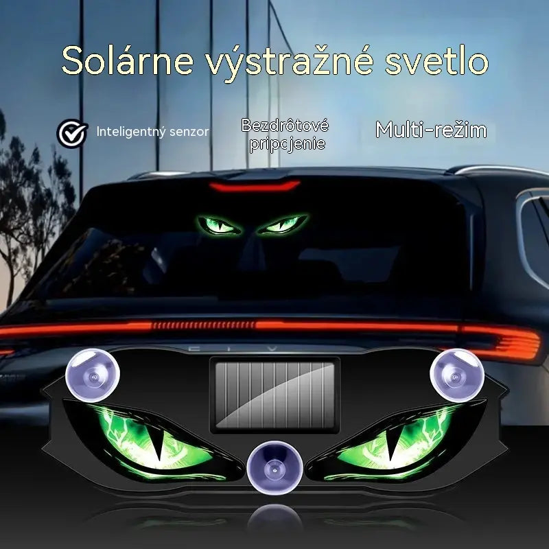 🚗👀 Solárne LED výstražné svetlo do auta | Priťahuje všetku pozornosť a zlepšuje bezpečnosť jazdy: Bezdrôtové, s automatickou detekciou a univerzálnou aplikáciou ✨