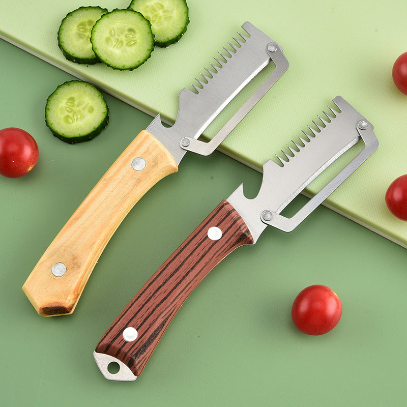 2 sztuka 89zł🔪🥕Wielofunkcyjna obieraczka ze stali nierdzewnej do kuchni domowej