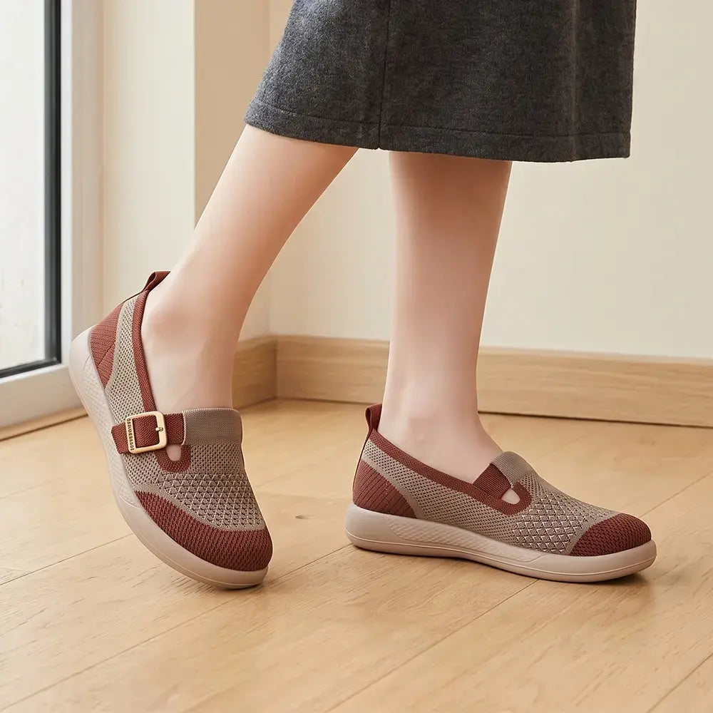 【36-41】Lekkie buty damskie na miękkiej podeszwie – wsuwane, wygodne, dla mam, na co dzień