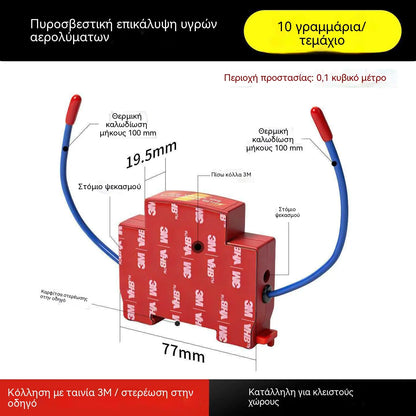 1 τεμάχιο 25 ευρώ🔥⚡  Αυτόματη Συσκευή Πυρόσβεσης με Θερμό Αερόλυμα