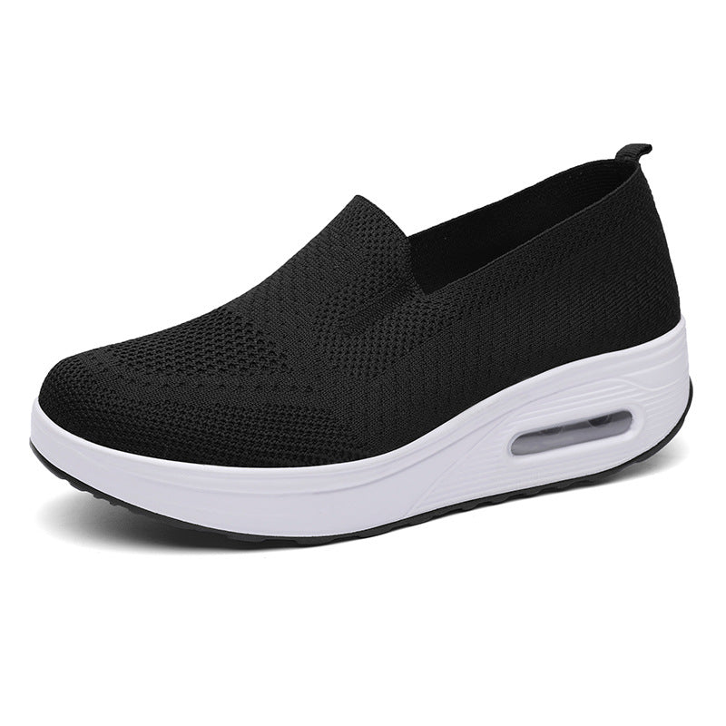 【35-42】Γυναικεία αθλητικά & casual παπούτσια Μαξιλάρι αέρα με χοντρή σόλα