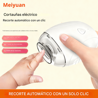 💅 ¡Compra uno y llévate otro gratis! ✨ Lima de uñas eléctrica, silenciosa, segura para bebés, cuidado de uñas suave y seguro 👶🔧