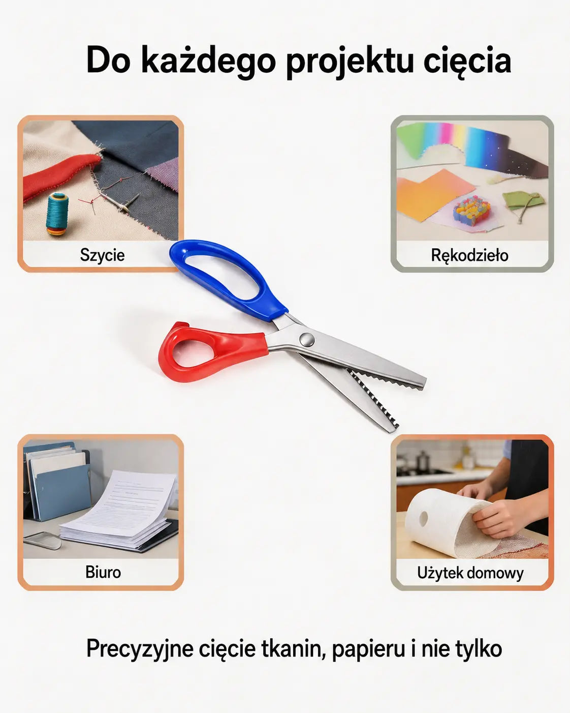 Nożyczki do szycia i koronek DIY ， Precyzyjne i łatwe cięcie w każdej chwili, pomagając Ci tworzyć własne arcydzieła