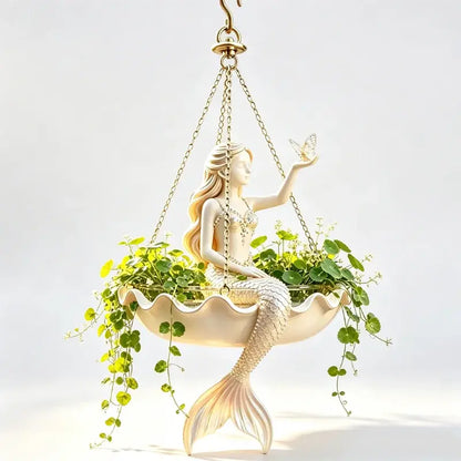 ✨ Zamień swój ogród w bajkę! Dekoracyjna wisząca doniczka z artystycznym, bajkowym wzorem! 🌸🧚‍♀️