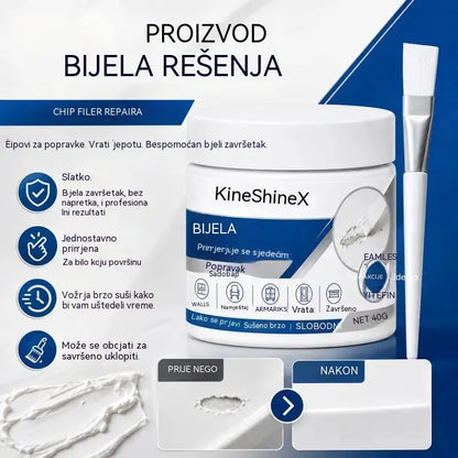 🧹🏠【2 seta 24 €】Pasta za popravak bijelog namještaja s kistom