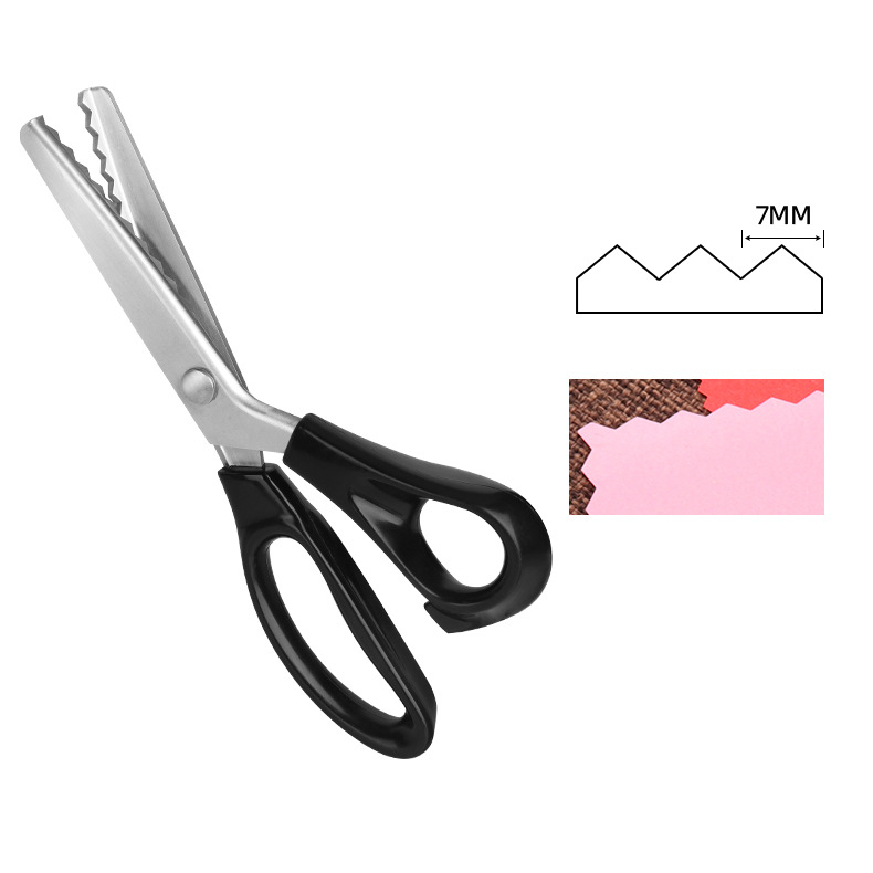 🔥✨【Αγοράστε 1 και πάρτε 1 δωρεάν】🔥✂️ Ψαλίδι ροζέ για υφάσματα, διαθέσιμο σε 5 μεγέθη.