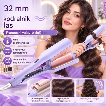 💈1 kos 31 evrov 💐💁‍♀️ Kodralnik za lase – sijaj salonske kakovosti in zaščita pred vročino ✨
