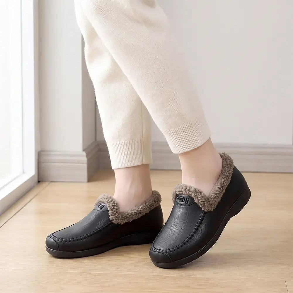 【35-40】Nowe damskie buty zimowe dla mam – wodoodporne, antypoślizgowe, wsuwane, uniwersalne, casualowe, ocieplane