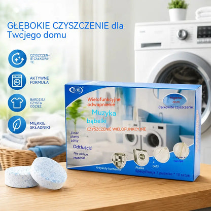✨【Szybkie czyszczenie】🔥4 pudełka (40 sztuk)🔥Wielofunkcyjne musujące tabletki czyszczące do domu