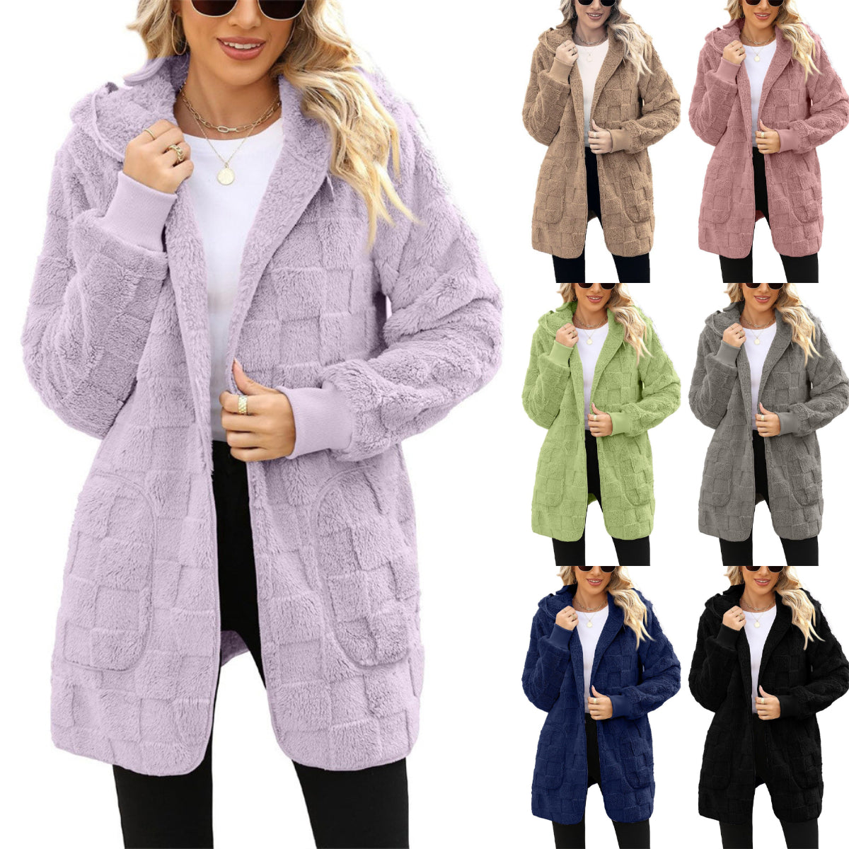 ☃️Ograničeni popust 39 %❄️【Kupi 1 i dobiješ 1 gratis】[S-5XL]🌸Nova zimska sezona: Ženska casual jakna s kariranim flisom