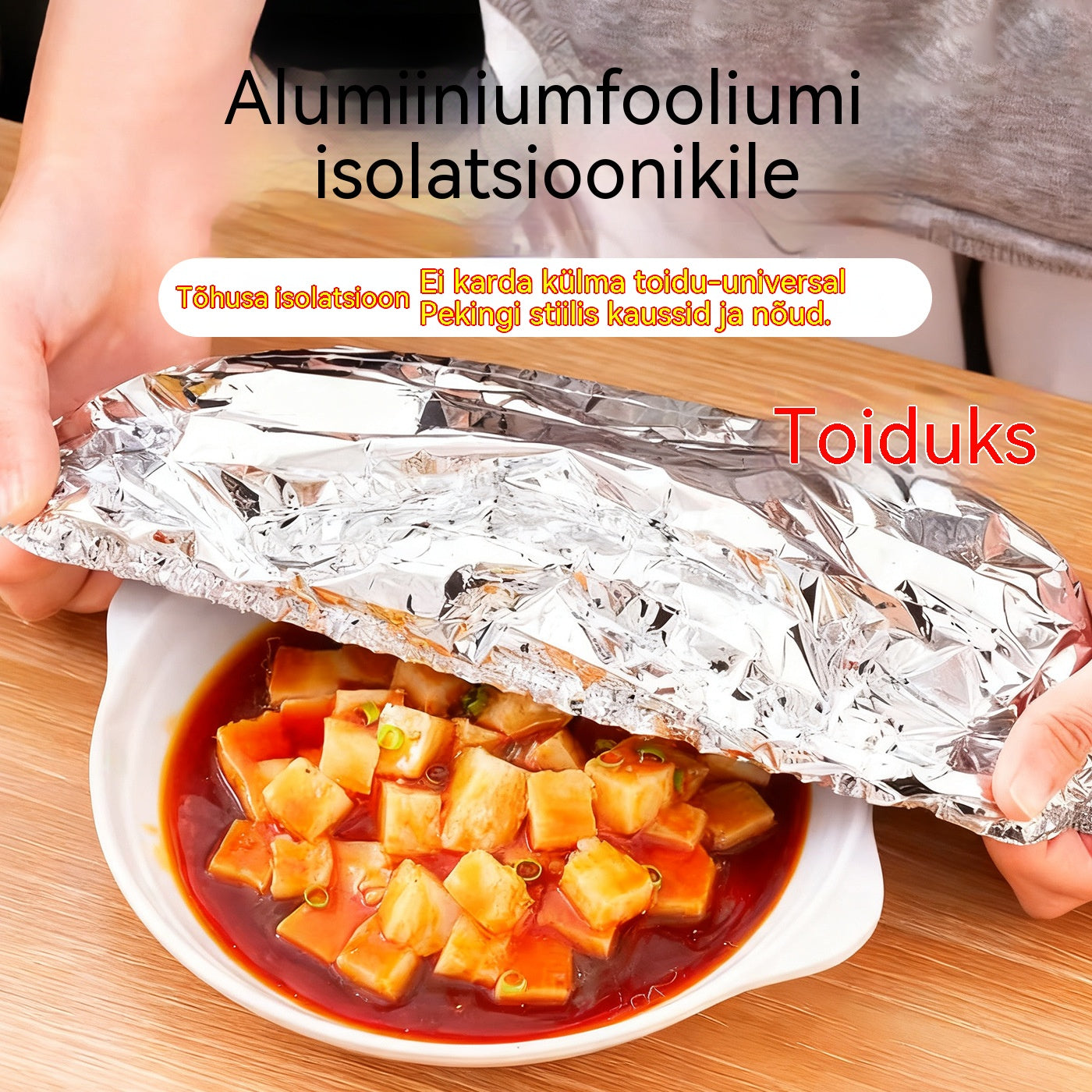 【100 tükki】33 eurot Alumiiniumfooliumist isoleeriv kate