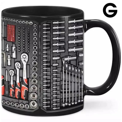 🛠️☕Unikalny zestaw narzędzi mechanicznych 3D – kubek na kawę