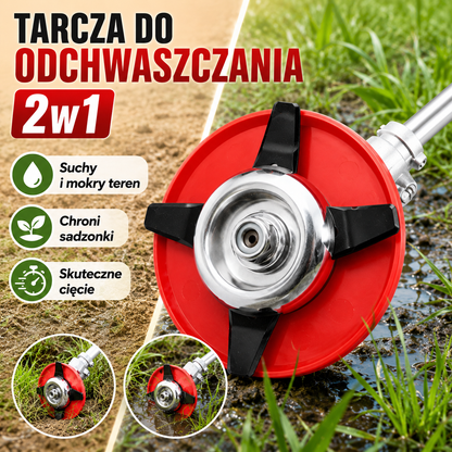 🌿【50% zniżki】✨Wielofunkcyjne ostrze do wyrywania chwastów | Idealne do oczyszczania zarośniętych terenów, w zestawie z osłoną ochronną