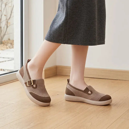 【36-41】Lekkie buty damskie na miękkiej podeszwie – wsuwane, wygodne, dla mam, na co dzień