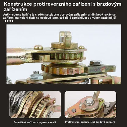 🧰 【30% OFF】2 tunový naviják s lanovým zdvihem a 2 háky