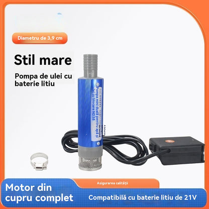 💥✅Compre 1 y llévese 1 gratis🔥Nueva bomba de aceite Denaqi con batería de litio, 21 V, bomba de aceite y agua de doble propósito, batería de litio