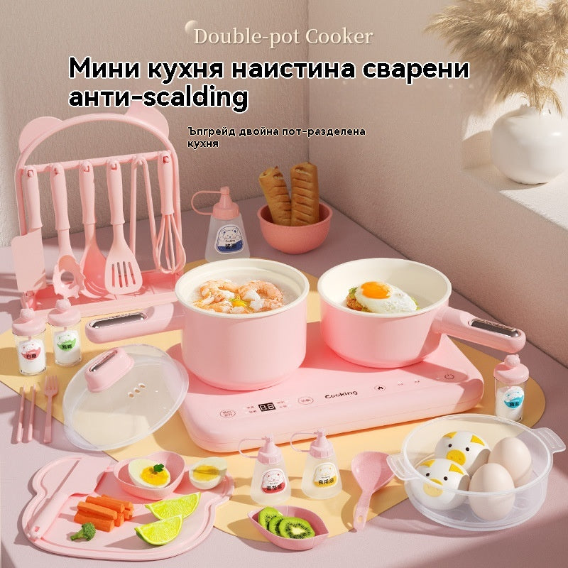 🔥 50% ОТСТЪПКА! 🎁 Комплект за готвене за мини кухня за истински деца 🍳✨