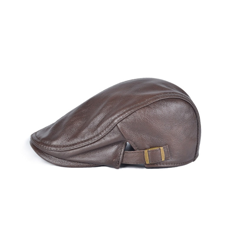 🐏 Gorro de piel de oveja de tamaño ajustable para hombre.