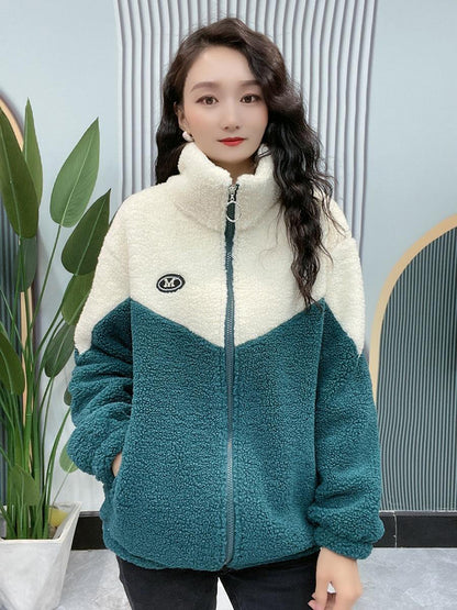 🧡Jesen i zima Novo u ponudi💛🐏【M-4XL】Zimska jakna od flisa, jakna od ojačanog janjećeg pamuka, topla jakna