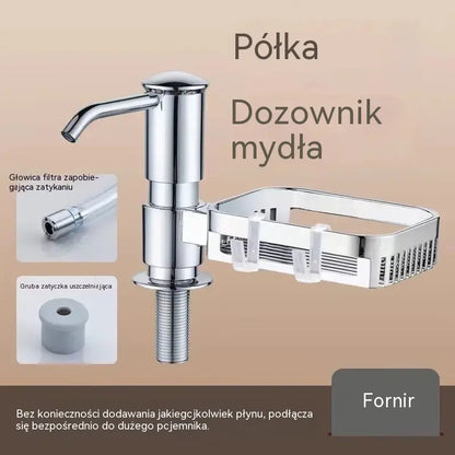 Zestaw przedłużający rurę dozownika mydła do umywalki łazienkowej