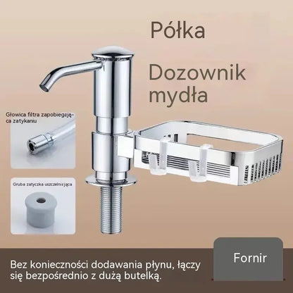 1 zestaw 109zł 💦Zestaw przedłużający rurę dozownika mydła do umywalki łazienkowej