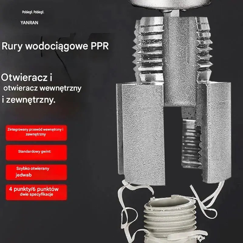 🔩Łatwe gwintowanie PPR – bez lutowania, bez kłopotów! 【Zestaw 2 sztuk – do rur 1/2” (DN20) i 3/4” (DN25)】
