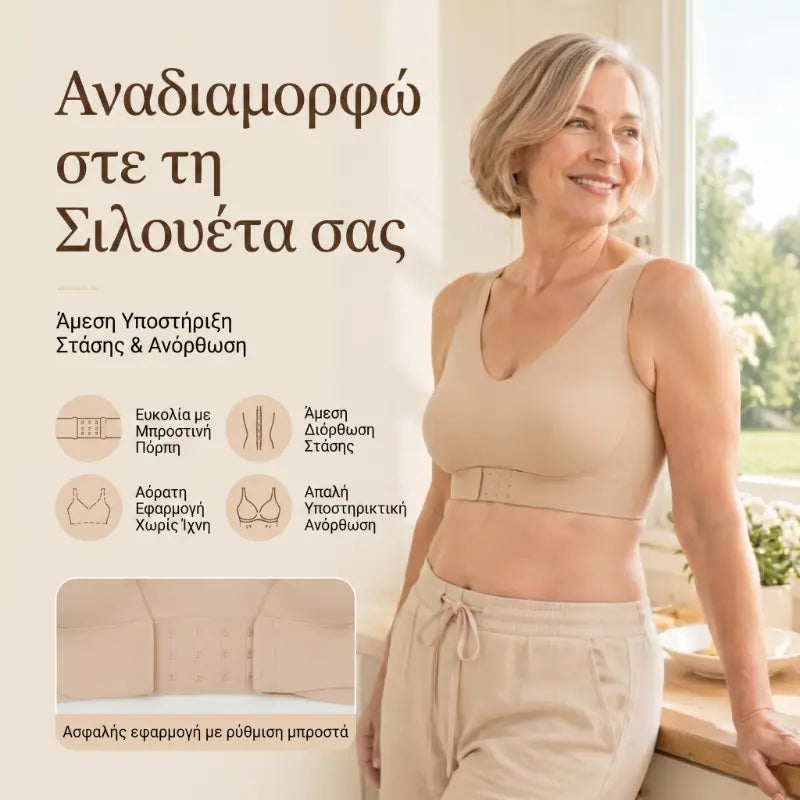 【✨Αγοράστε 1 και πάρτε 2 δωρεάν - Συσκευασία 3 τεμαχίων】Γυναικεία εσώρουχα διαμόρφωσης, διορθώνουν τη γραμμή της πλάτης💋