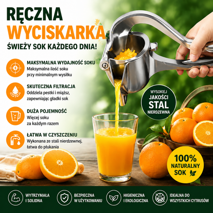 Mała ręczna wyciskarka do owoców do użytku domowego