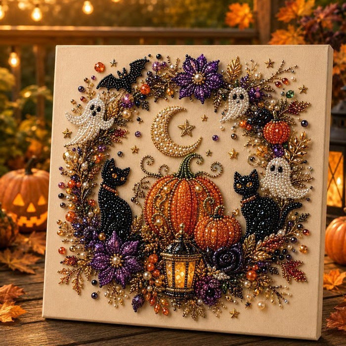 1 zestaw 99zł👻✨ Zestaw do tworzenia pereł na Halloween: Zmień malutkie perły w upiorne i urocze magiczne rzeczy.