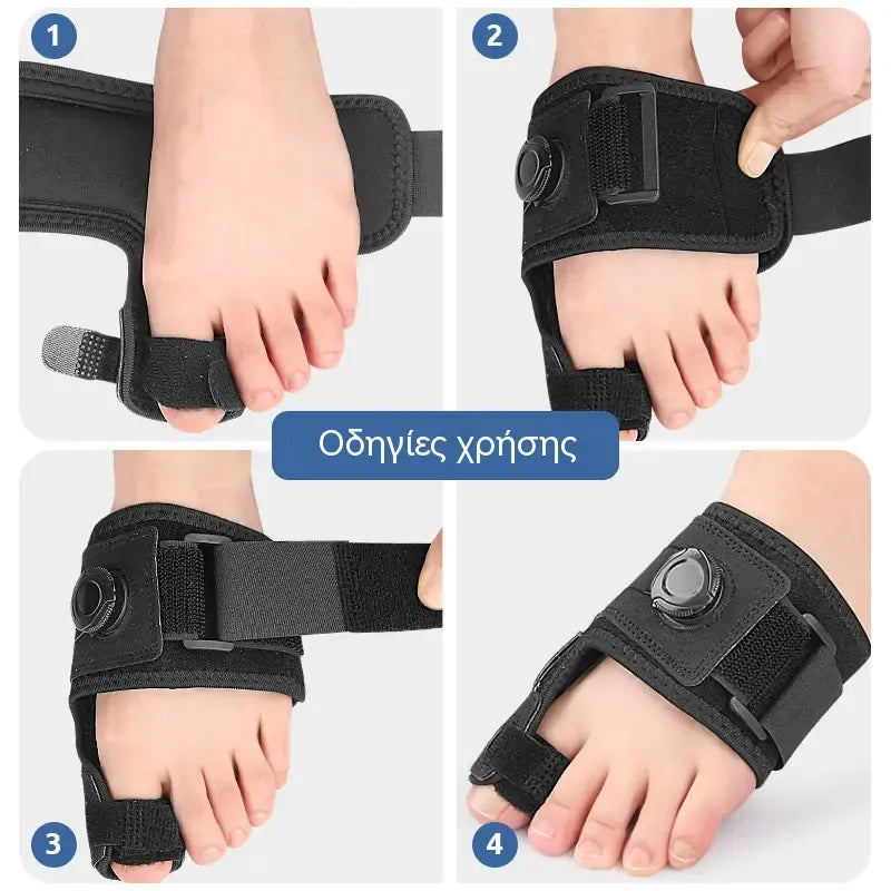 【2 τεμάχια】Επαγγελματικός διορθωτής δακτύλων με ρυθμιζόμενο κουμπί, νάρθηκα στερέωσης και διαχωριστικό δακτύλων, ανακούφιση από τον πόνο, παγκόσμιο μέγεθος