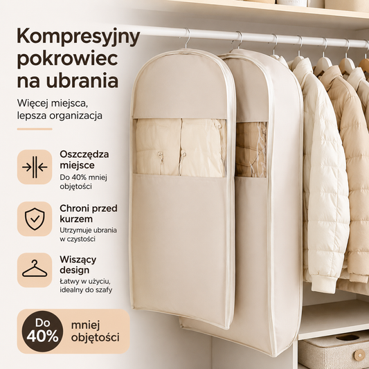 1 sztuka 99zł 🎁🔥Worki kompresyjne do szafy, wiszące