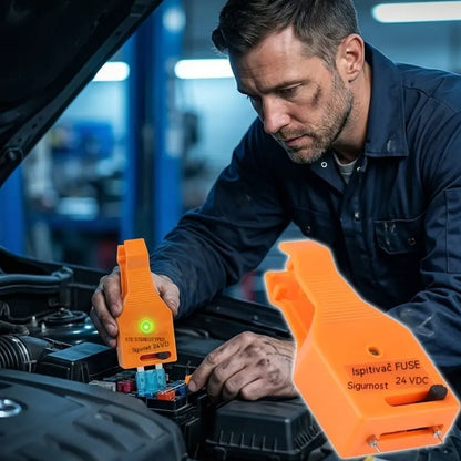 1 za 109 zł. 🚘💥Uniwersalny tester i wyciągacz bezpieczników samochodowych (12-24 V DC)