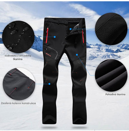 🏃‍♂️【S–5XL】2025 Nové pánské outdoorové podzimní a zimní kalhoty – teplé, fleecové, nepromokavé a větruodolné