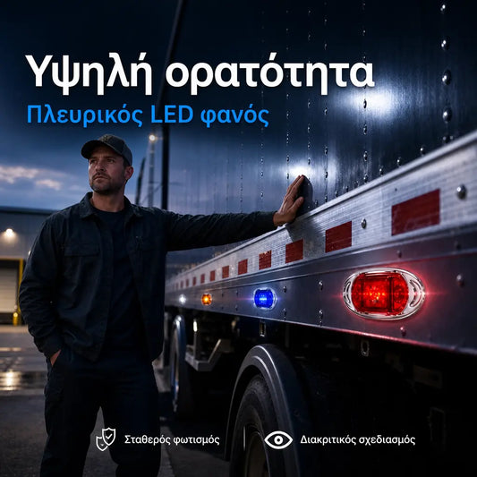1 ζευγάρι φώτα αυτοκινήτου [2 τεμάχια] 25 ευρώ🚨🚨Πλευρικά φώτα LED για φορτηγά