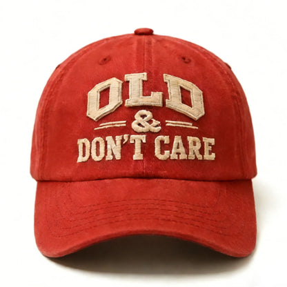 🧢 【50% popusta】💥Vruća novogodišnja rasprodaja 2026. | Vintage kapa s istrošenim motivom "STARO i nije me briga"