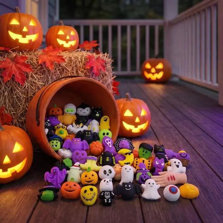 50 sztuk, 119 złotych polskich🎃Empanady w kształcie dyni w tematyce Halloween, łagodzące stres, urocze empanady z motywem ducha dyni.