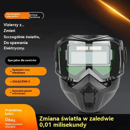😎🔥Odłączane gogle HD Anti-fog na całą twarz (przeciwodblaskowe, przeciw promieniowaniu ultrafioletowemu, przeciwpyłowe).