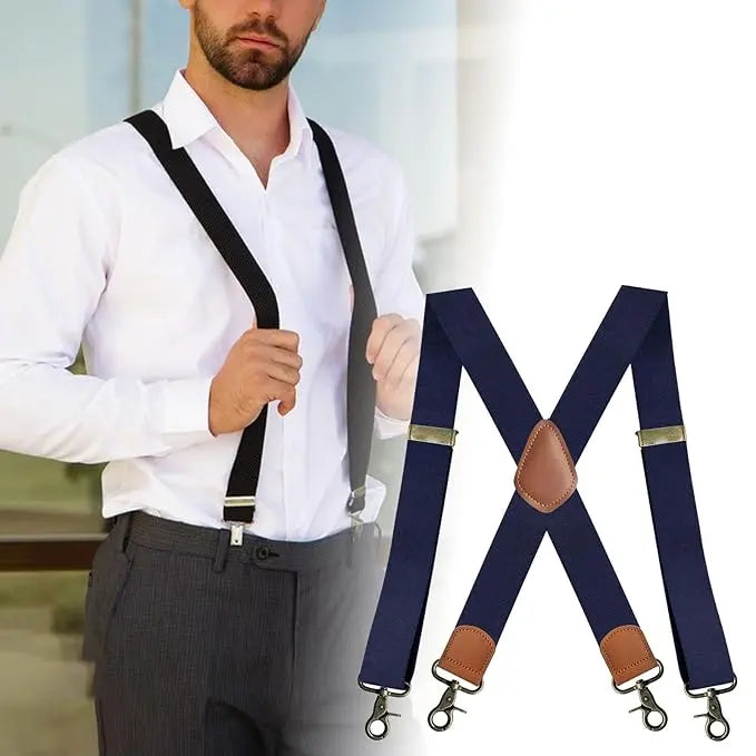 📢📢50% ΕΚΠΤΩΣΗ!! 🧷Ανδρικές τιράντες X-Back με κλιπς🧷