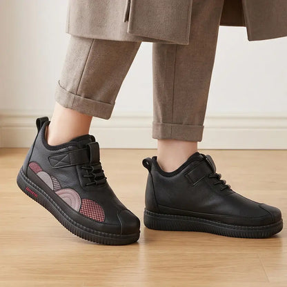 ✨【35-41】Skórzane, antypoślizgowe buty jesienno-zimowe z miękką podeszwą bawełnianą