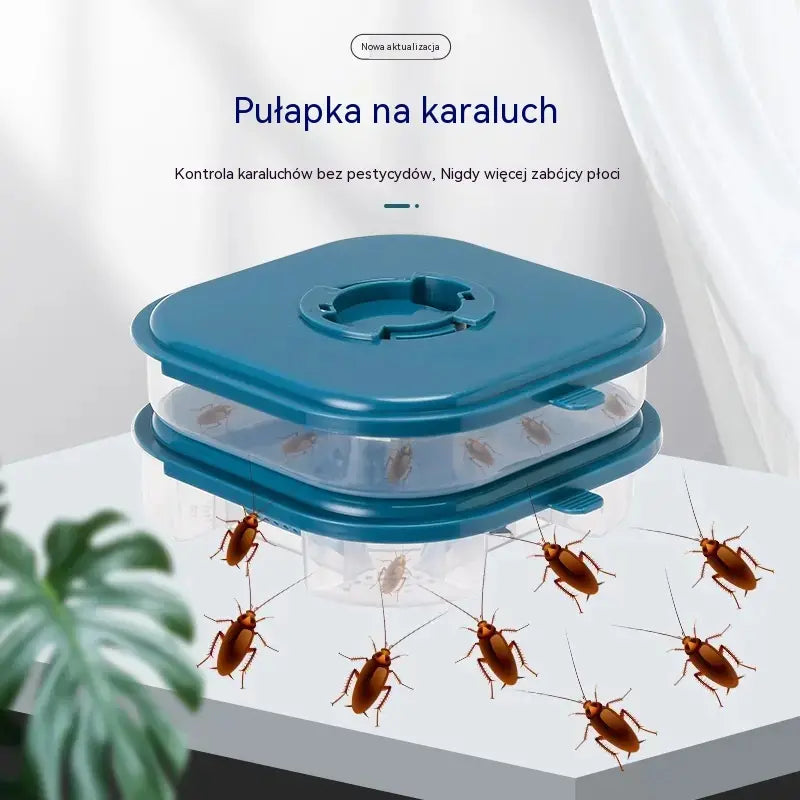 【1 za 89 zł.】💪 Wielokrotnego użytku stacja z przynętą na karaluchy