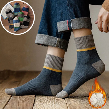 😍🧦【10 ζευγάρια】Αντιβακτηριδιακές, ζεστές μάλλινες κάλτσες που εξουδετερώνουν τις οσμές, ιδανικές για το φθινόπωρο και τον χειμώνα.