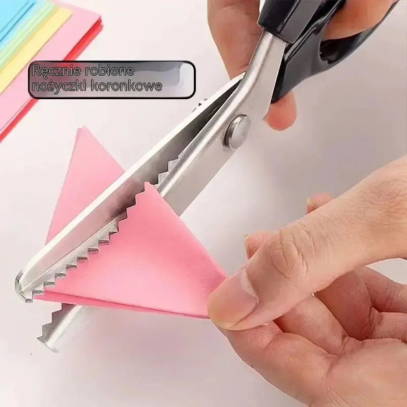 🔥Kup 1, a 1 dostaniesz gratis✂️Nożyczki zygzakowate ze stali nierdzewnej