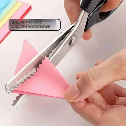 🔥Kup 1, a 1 dostaniesz gratis✂️Nożyczki zygzakowate ze stali nierdzewnej