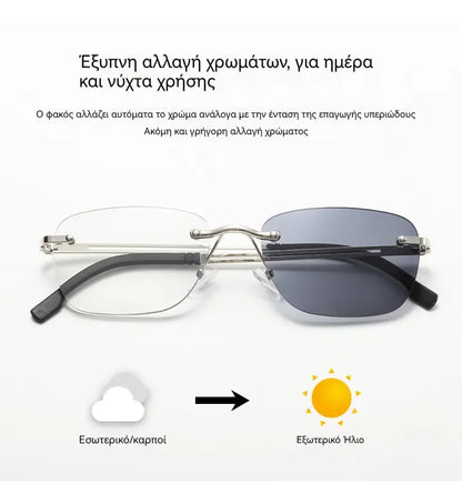 1 τεμάχιο 24 ευρώ👓 Αυτά τα έξυπνα γυαλιά ανάγνωσης με ζουμ έχουν σχεδιαστεί ειδικά για μεσήλικες και ηλικιωμένους, με λειτουργίες ζουμ, πολλαπλής εστίασης, ανίχνευσης φωτός, φωτοχρωμικής και αποκλεισμού μπλε φωτός.