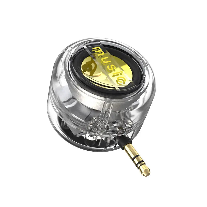 🔥【Διπλή θύρα Type-C/3,5 mm】🎵Μίνι φορητό ηχείο για κινητό τηλέφωνο με ισχυρή έξοδο μπάσων