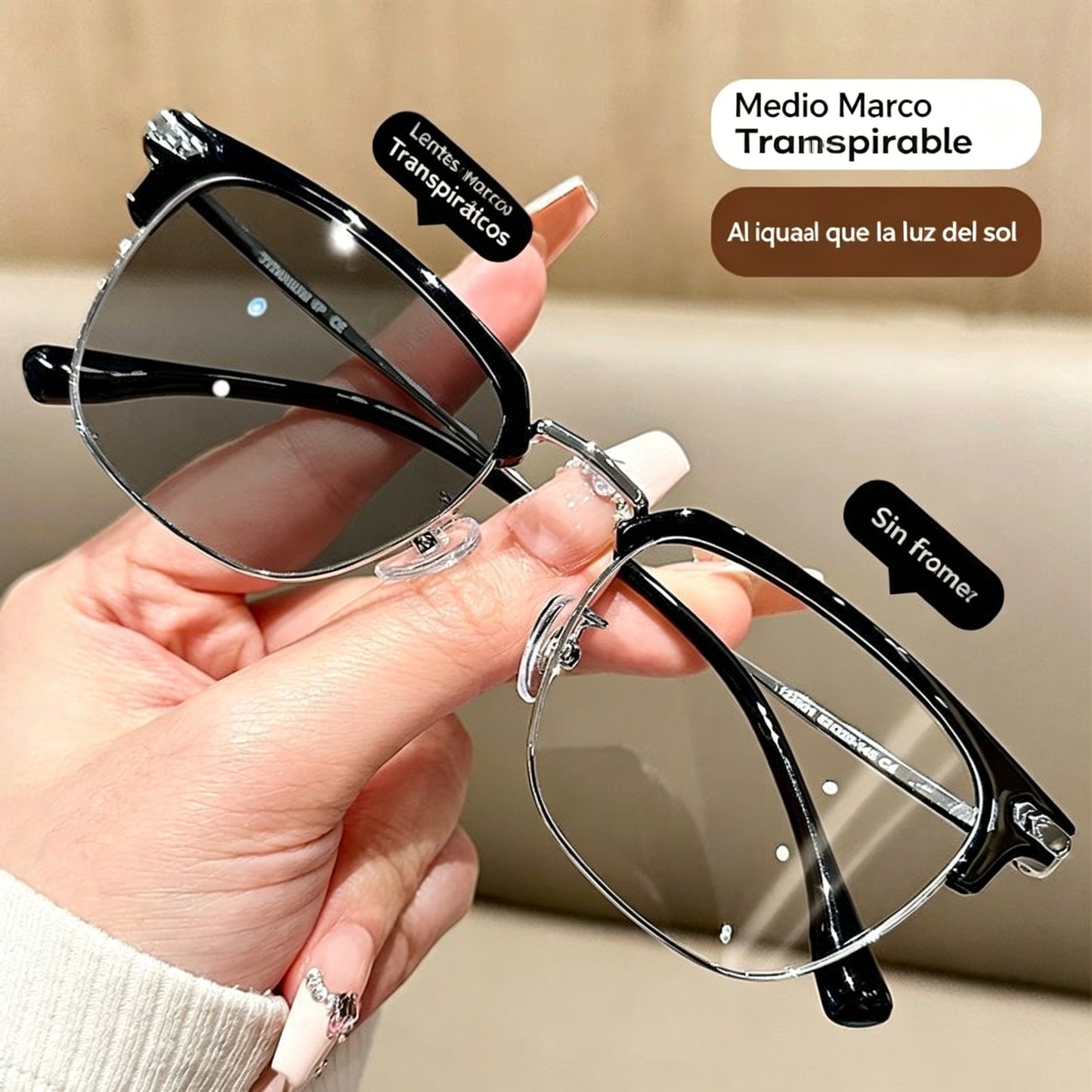 【Kup 1, otrzymaj 1 gratis】Inteligentne okulary z automatycznym zoomem chroniącym przed niebieskim światłem