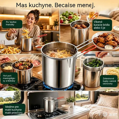 POSLEDNÍ DEN! -50% | Multifunkční fritéza 304 | Jednoduché, rychlé a bezproblémové vaření